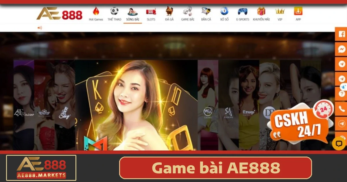 Game bài AE888 2 Vì sao bạn nên chọn Game bài AE888?