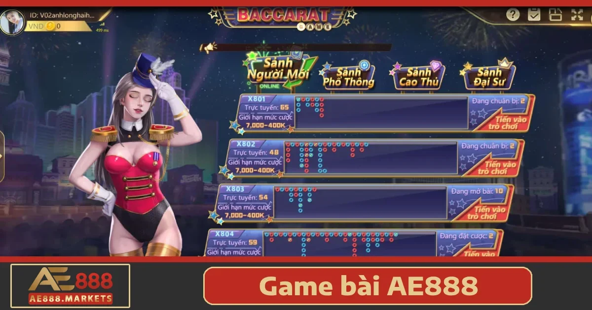 Game bài AE888 5 Hướng dẫn tham gia Game bài AE888